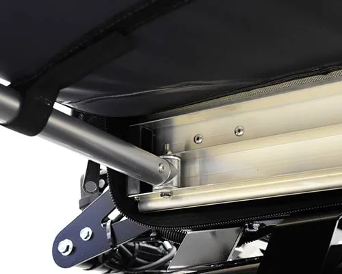 軽量なアルミフレーム